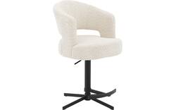Goossens excellent barkruk roma wit stof - 8260223-goossens-excellent-roma-barstoel-stof-01