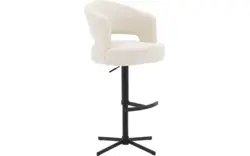 Goossens excellent barkruk roma wit stof - 8260223-goossens-excellent-roma-barstoel-stof-01