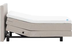 Goossens boxspring compleet flex dream 120 beige stof - 8260226-goossens-flex-dream-120-boxspring-stof