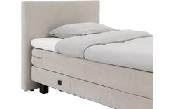 Goossens boxspring compleet flex dream 120 beige stof - 8260226-goossens-flex-dream-120-boxspring-stof