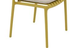 Goossens tuinstoel lygeke geel kunststof - 8260238-goossens-lygeke-tuinstoelen-kunststof-01