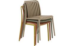 Goossens tuinstoel lygeke geel kunststof - 8260238-goossens-lygeke-tuinstoelen-kunststof-01