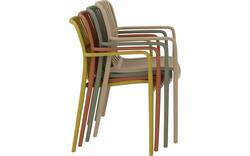 Goossens tuinstoel jelke geel kunststof - 8260246-goossens-jelke-tuinstoelen-kunststof-01