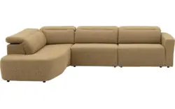 Goossens hoeksalon comoda geel stof - 8260251-goossens-comoda-bank-stof-geel-01