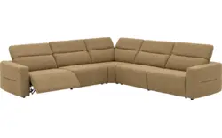Goossens hoeksalon comoda geel stof - 8260252-goossens-comoda-bank-stof-geel-01
