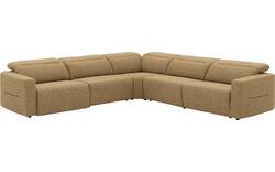 Goossens hoeksalon comoda geel stof - 8260252-goossens-comoda-bank-stof-geel-01