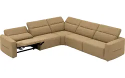 Goossens hoeksalon comoda geel stof - 8260252-goossens-comoda-bank-stof-geel-01