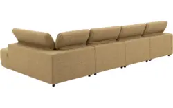 Goossens u bank comoda geel stof - 8260253-gespiegeld-02