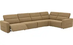 Goossens hoeksalon comoda geel stof - 8260255-goossens-comoda-bank-stof-geel-01