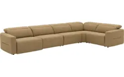 Goossens hoeksalon comoda geel stof - 8260255-goossens-comoda-bank-stof-geel-01
