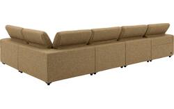 Goossens hoeksalon comoda geel stof - 8260255-goossens-comoda-bank-stof-geel-01