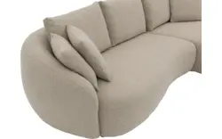 Goossens loungebank ava beige stof - 8260295-gespiegeld-02