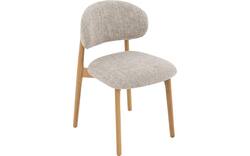 Goossens eetkamerstoel bessy beige stof - 8260297-goossens-bessy-eetkamerstoel-stof-beige-01