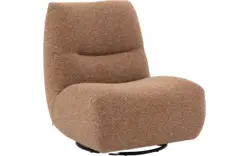 Goossens draaifauteuil ivy bruin stof - 8260344-goossens-ivy-fauteuil-stof-01