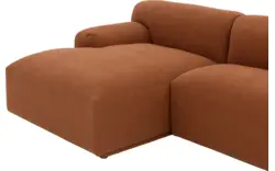 Goossens excellent loungebank sens bruin stof - 8260375-goossens-excellent-sens-bank-stof-bruin-01