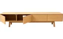 Goossens basic tv meubel emilie blank eiken - 8260424-goossens-basic-emilie-tv-meubel-eiken-blank-01