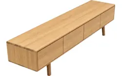 Goossens basic tv meubel emilie blank eiken - 8260424-goossens-basic-emilie-tv-meubel-eiken-blank-01