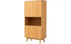Goossens basic opbergkast emilie blank eiken - 8260426-goossens-basic-emilie-opbergkast-eiken-01