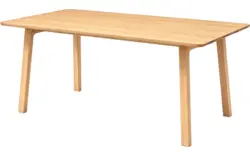 Goossens basic eettafel emilie blank eiken - 8260427-goossens-basic-emilie-eettafel-eiken-blank-01