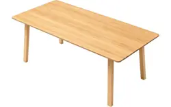 Goossens basic eettafel emilie blank eiken - 8260428-goossens-basic-emilie-eettafel-eiken-blank-01