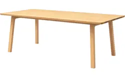 Goossens basic eettafel emilie blank eiken - 8260429-goossens-basic-emilie-eettafel-eiken-blank-01