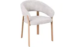 Goossens basic eetkamerstoel linde beige stof - 8260445-goossens-basic-linde-eetkamerstoel-stof-beige-01