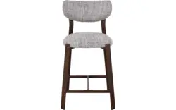 Goossens basic counterstoel linde bruin stof - 8260451-goossens-basic-linde-barstoel-stof-04