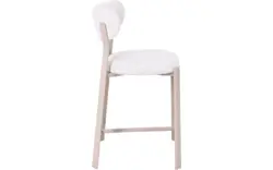 Goossens basic counterstoel linde beige stof - 8260452-goossens-basic-linde-barstoel-stof-01