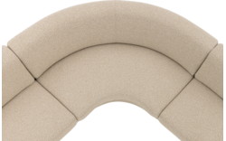 Goossens eetkamer hoeksalon florence beige stof - 8260604-goossens-florence-eetkamerstoel-stof-beige-01