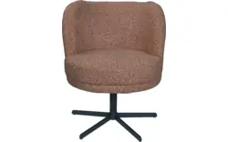 Goossens eetkamerstoel bologna bruin stof - 8260632-goossens-bologna-eetkamerstoel-stof-bruin-02