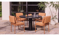 Goossens tuinstoel nice bruin buitenstof - 8252999-goossens-nice-tuinstoelen-buitenstof-10