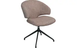 Goossens eetkamerstoel nena bruin stof - 8260651-goossens-nena-eetkamerstoel-stof-bruin-01