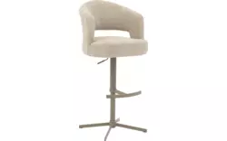 Goossens excellent barkruk roma beige stof - 8260655-goossens-excellent-roma-barstoel-stof-01