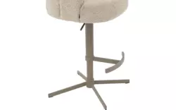 Goossens excellent barkruk roma beige stof - 8260655-goossens-excellent-roma-barstoel-stof-01