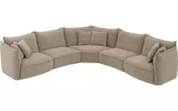 Goossens hoeksalon tess bruin stof - 8260736-goossens-tess-bank-stof-bruin-01