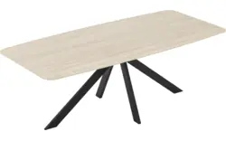 Goossens excellent eettafel pietra beige keramiek - 8260840-goossens-excellent-pietra-los-blad-keramiek-01
