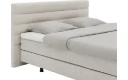 Goossens boxspring compleet quatro compleet beige stof - 8252829-goossens-quatro-boxspring-stof-01