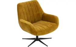 Goossens draaifauteuil kamille goud stof - 8260953-goossens-kamille-fauteuil-stof-15