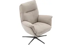 Goossens draaifauteuil finn beige stof - 8261025-goossens-finn-fauteuil-stof-01