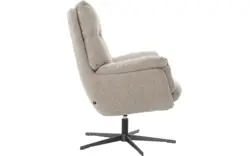 Goossens draaifauteuil finn beige stof - 8261025-goossens-finn-fauteuil-stof-01
