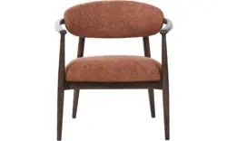 Goossens fauteuil diede rood stof - 8261147-goossens-diede-fauteuil-stof-01