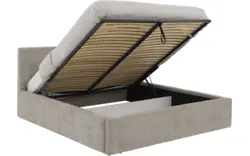 Goossens bedframe mysen storage bruin stof - 8261999-goossens-mysen-storage-bedframe-stof-16